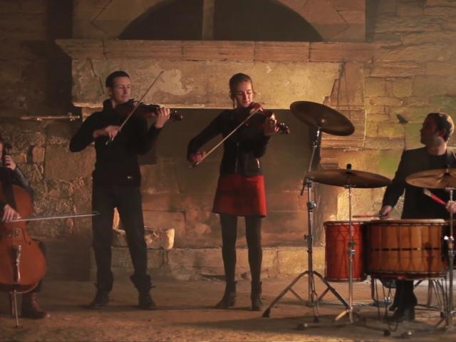 vidéo de Dour Le Pottier Quartet qui est à la nuit bretonne au château des ducs de Bretagne de Nantes, sortie conseillée par le Kiosque Nantais